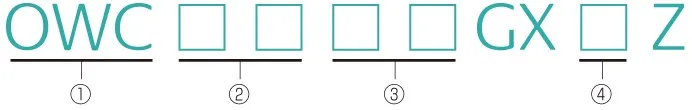 ワンウェイクラッチ名称と補助記号