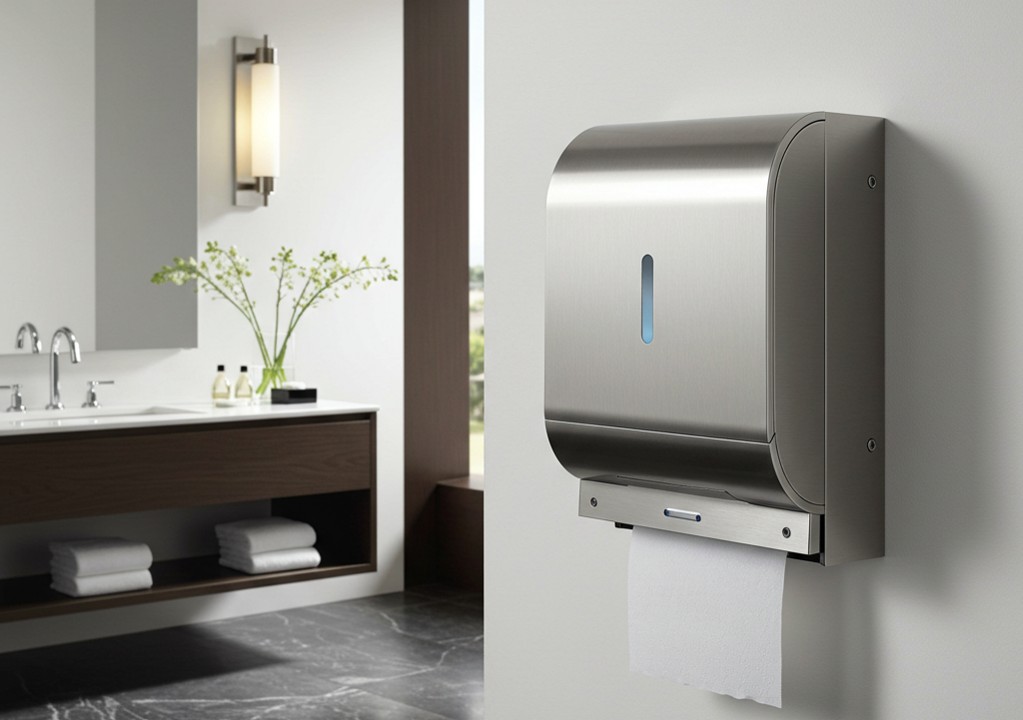 ワンウェイクラッチの用途 ペーパータオルディスペンサーの電動と手動の切り替えによる利便性の向上