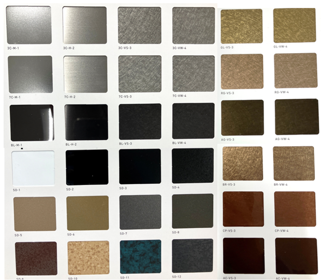 オリジビルド#100 のカラーバリエーション例